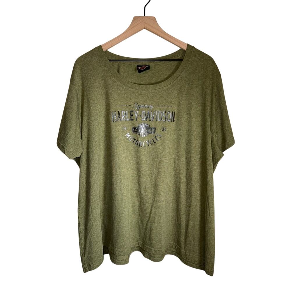 HARLEY DAVIDSON Motorcycles Biker soft cotton oversized plus size tshirt 2X